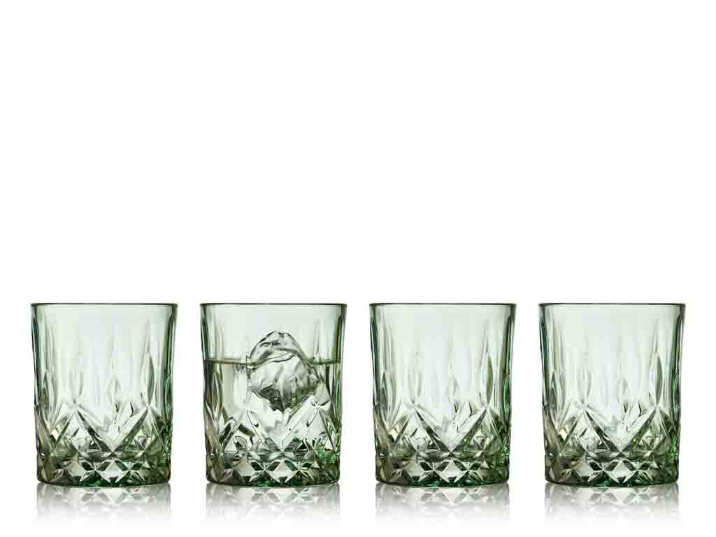 SORRENTO Whiskyglas grøn