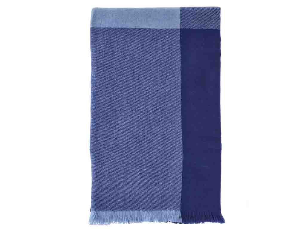 Södahl MERINO Plaid blå 130x200