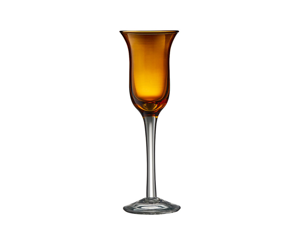 Lyngby Mundblæste Snapseglas 4