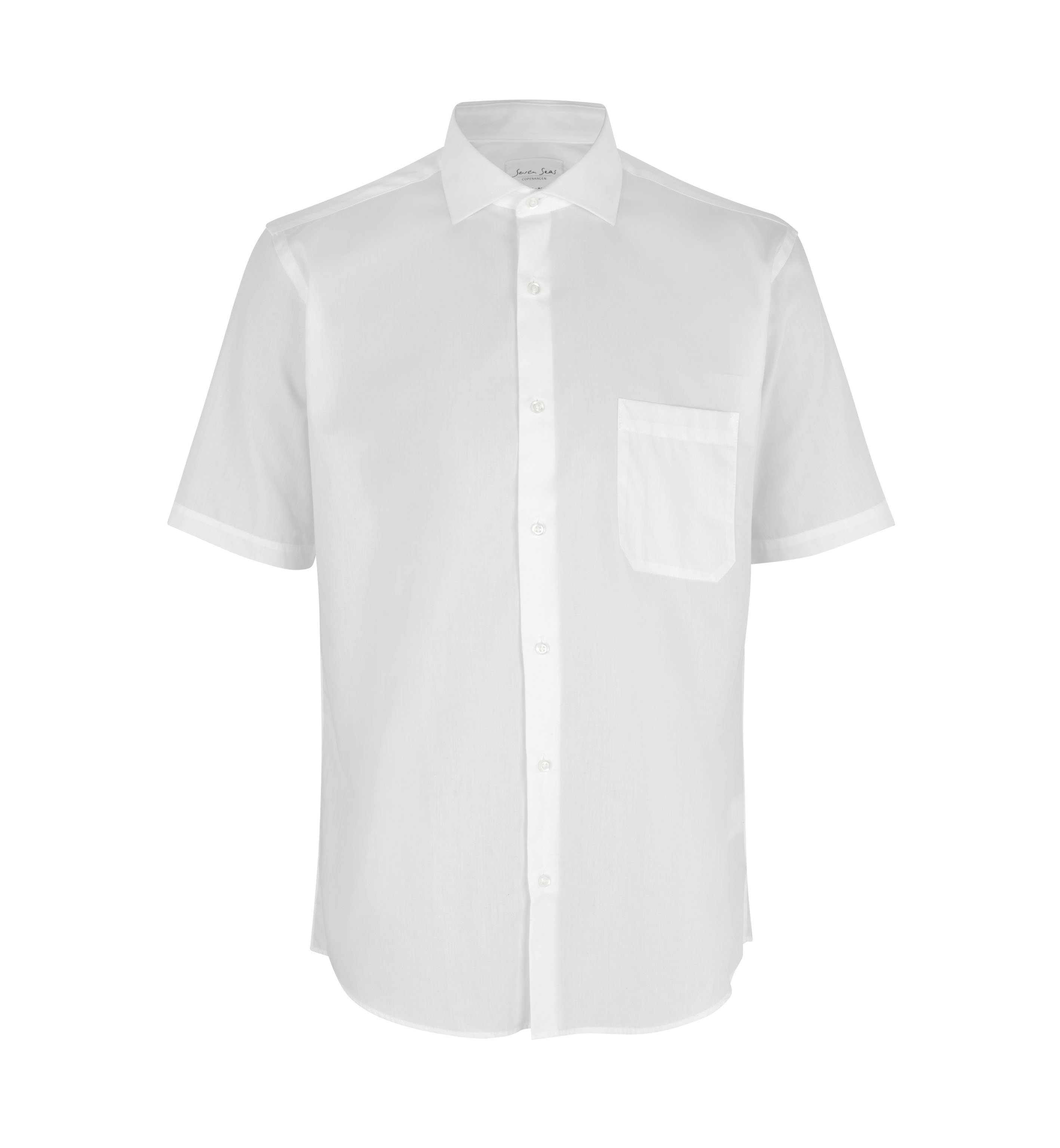 SEVEN SEAS Poplin k/æ skjorte
